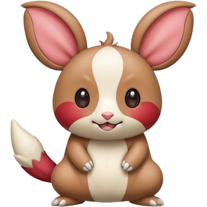 Teddiursa-Minccino-Spinda-Pokémon-fusion  emoji