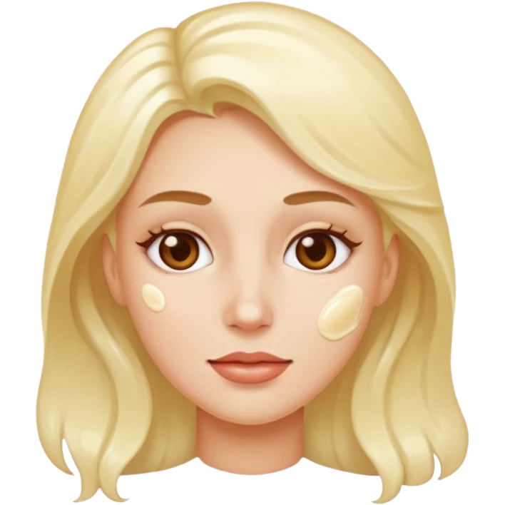 yüzünde cum olan kadın emoji