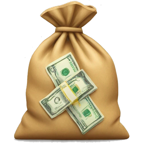 bag with money emoji