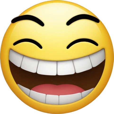 Smiling face with mouth smiling upside down emoji