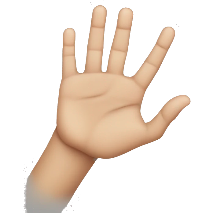 Hand with on ring and index finger open emoji