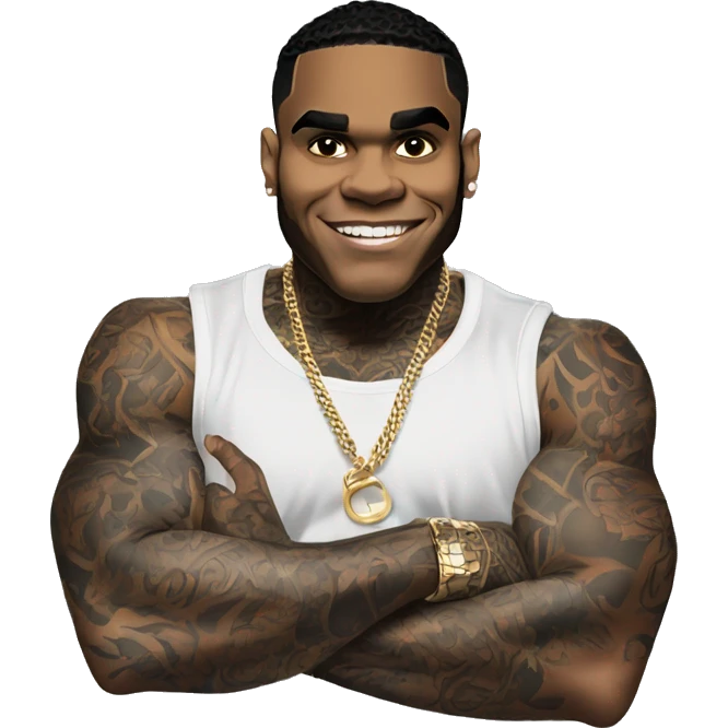 kevin gates flexing emoji
