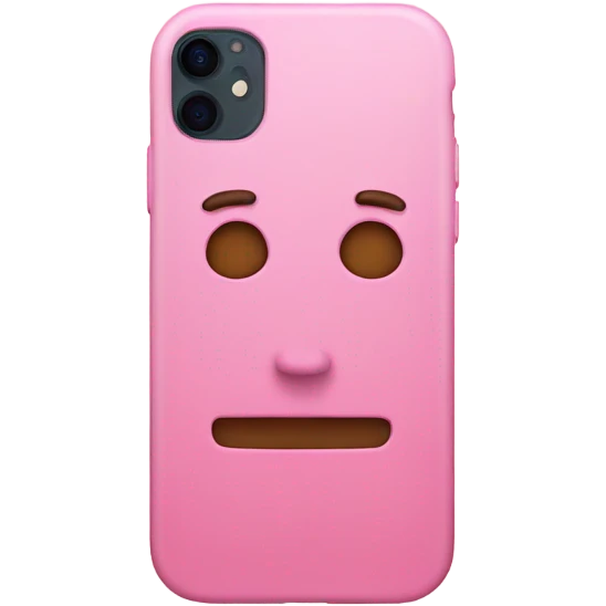 Pink iPhone emoji