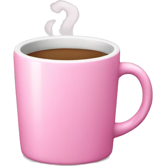 Pink Mug Winter emoji