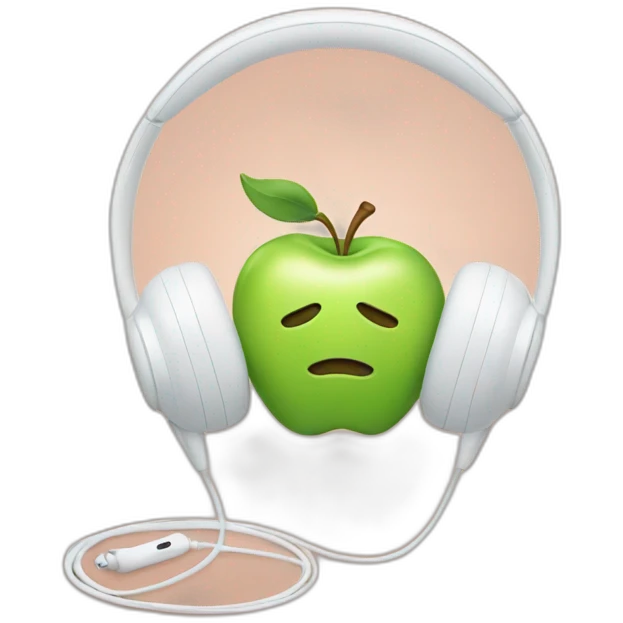 Apple earphones emoji