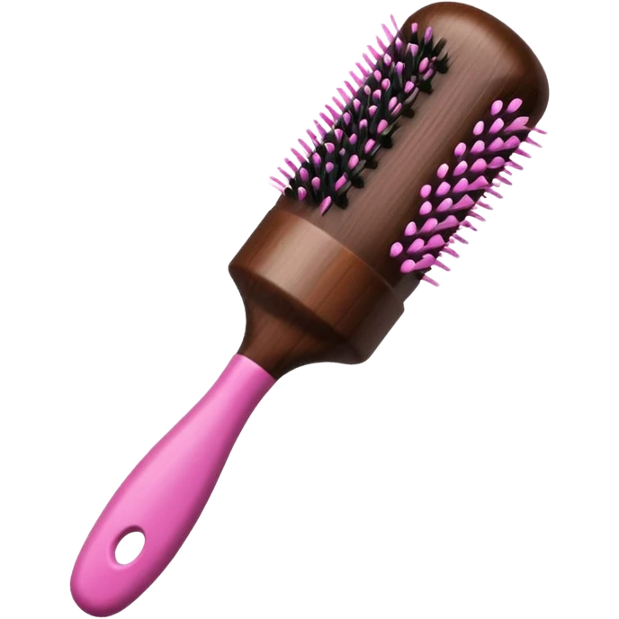 dark brown hair brush for small girls emoji