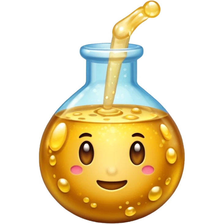 pixelated emoji of a golden potion pIXELS BLURRY emoji