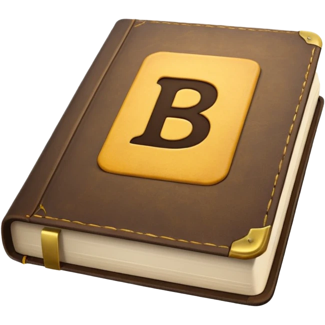 a book with "B1" on its cover emoji
