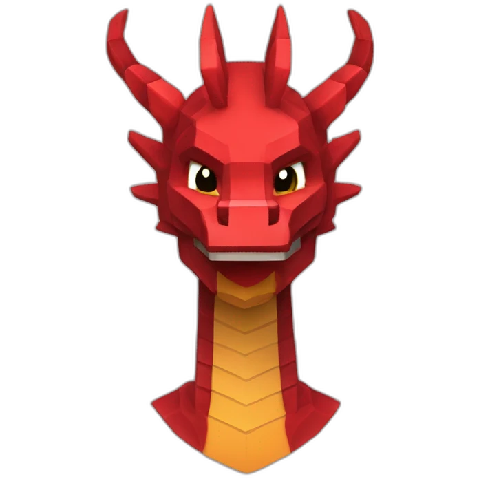 head hat Red dragon Minecraft delegate emoji