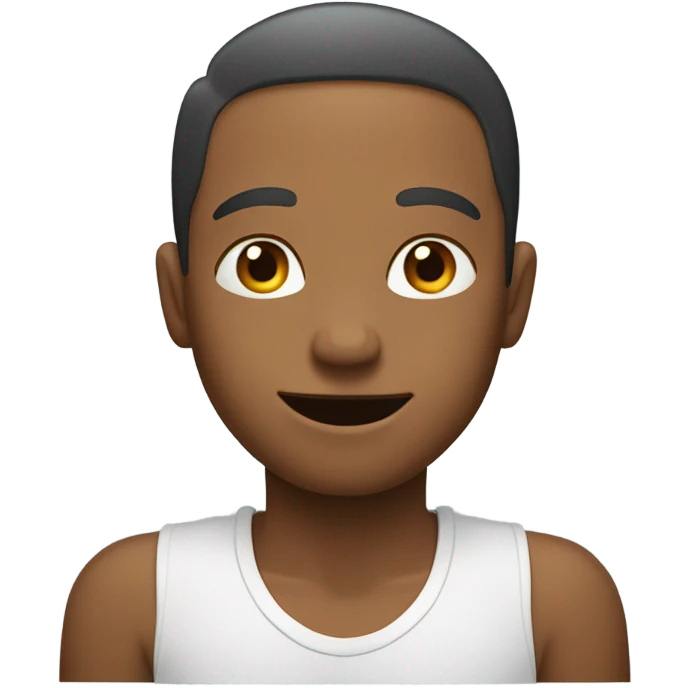 Emoji with hands under chin as if to say “I’m listening” emoji