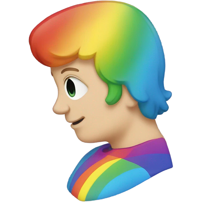 Autism infinity Rainbow emoji