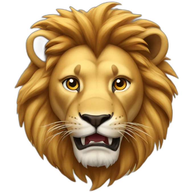 lion with sports emoji