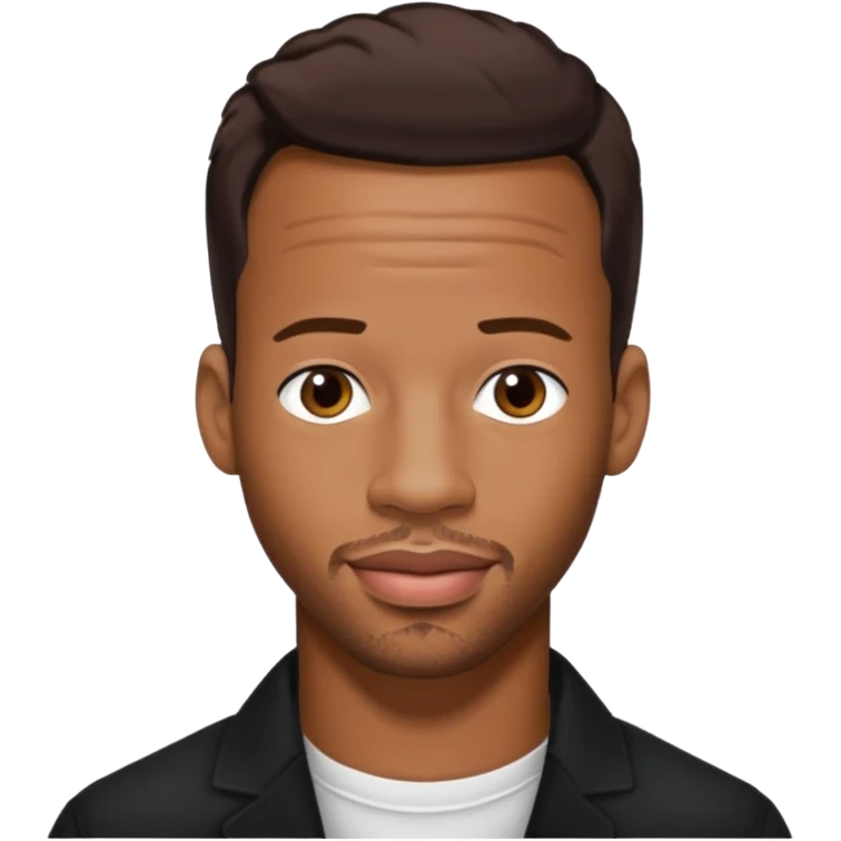 Marlon Wayans with dark brown hair emoji