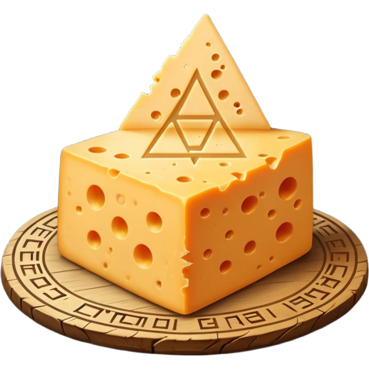 cheese witchcraft occult pentagram emoji