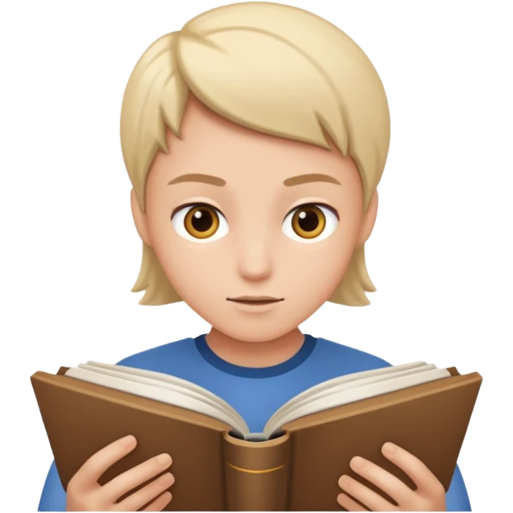 Open a new book, without a smile emoji