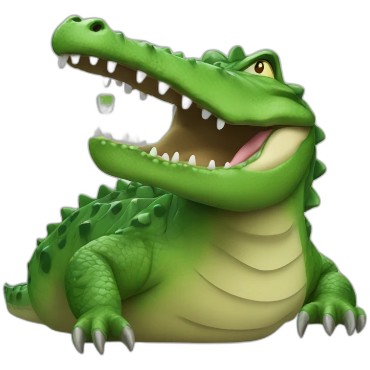 ChatGPT Alcoholic crocodile emoji