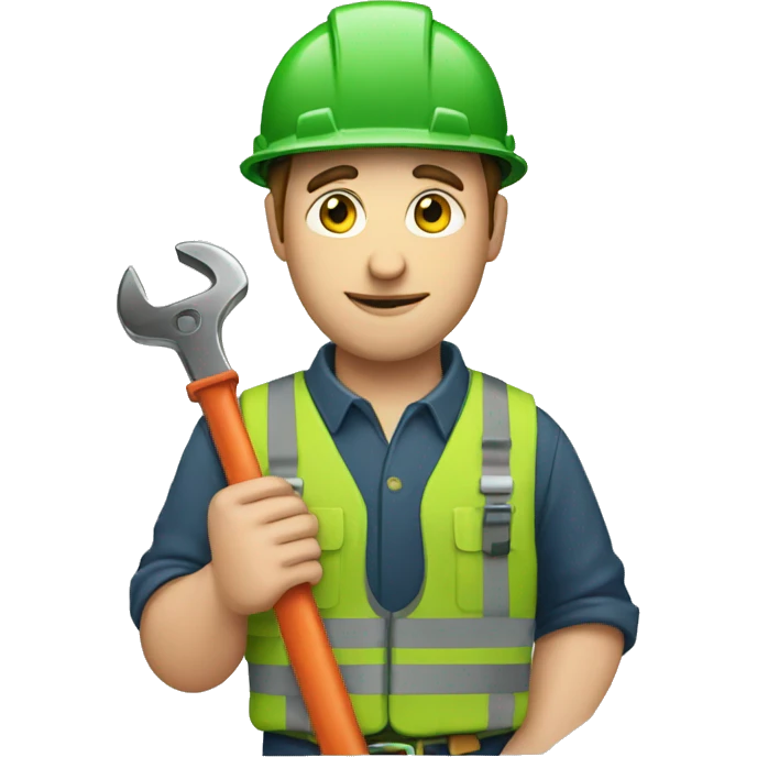  Irish worker with a wrench in his hands emoji