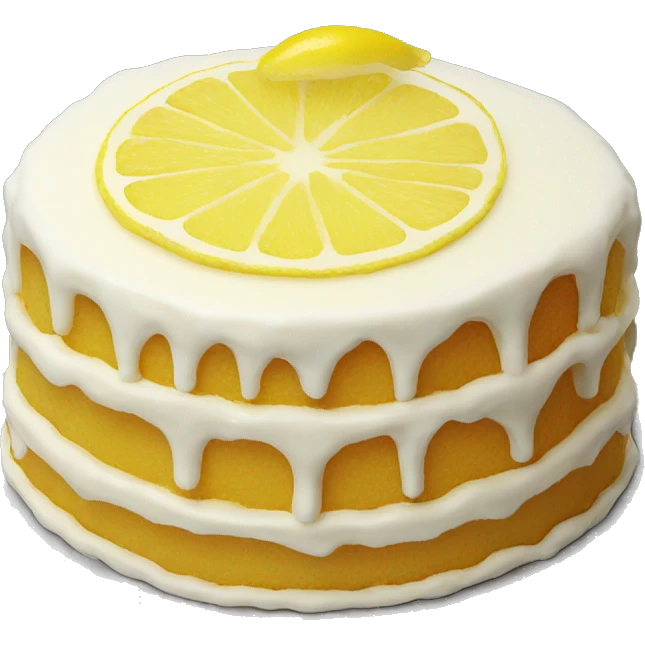Lemon cake emoji
