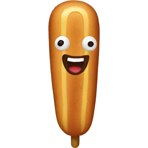 Corndog emoji