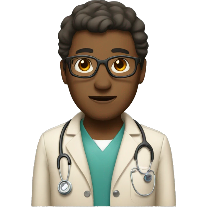 Beige doctor emoji