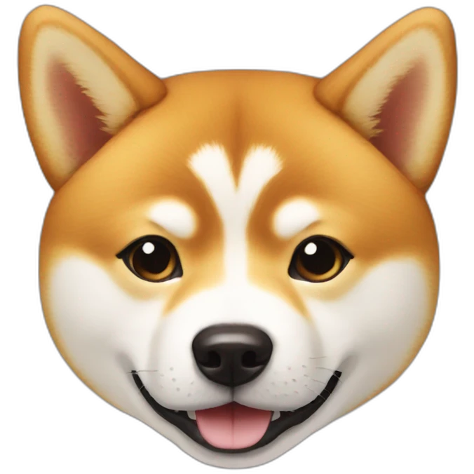 shiba-up-side-down emoji