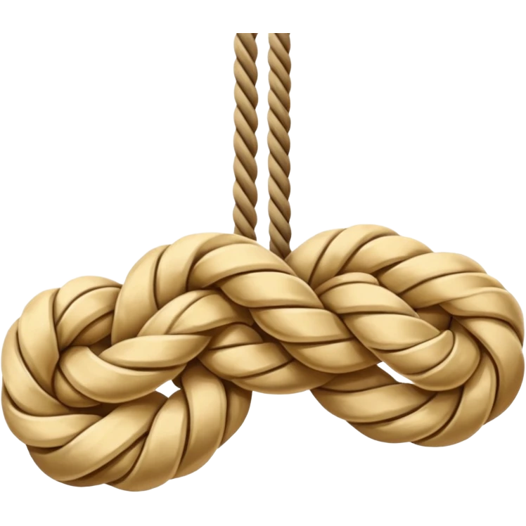 rope tied to the ceiling emoji