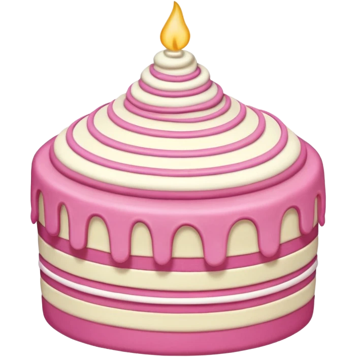 pink cake emoji
