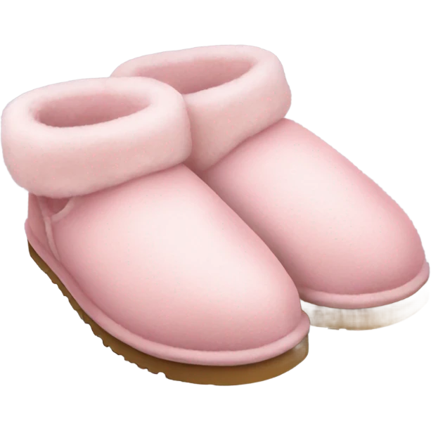 light pink ugg slippers emoji