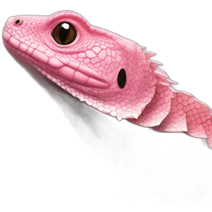 tegu lizard pink emoji