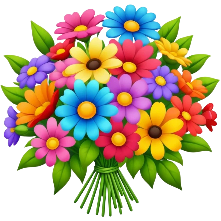 A bouquet of flowers emoji