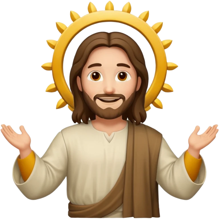 Jesus saludado emoji