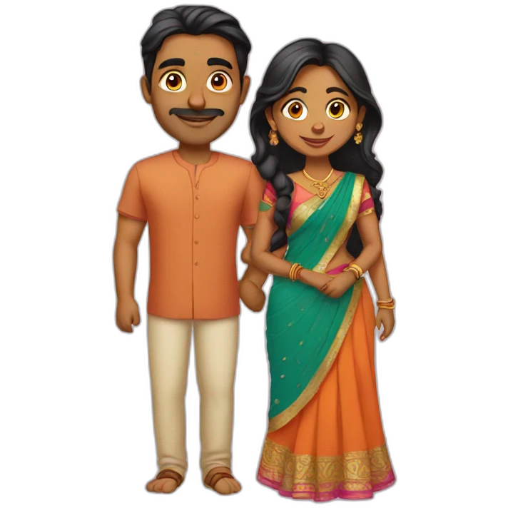 Indian couples emoji