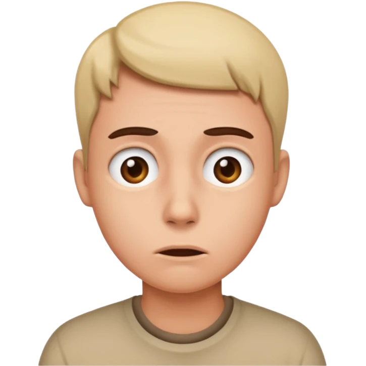 Looking around confused emoji