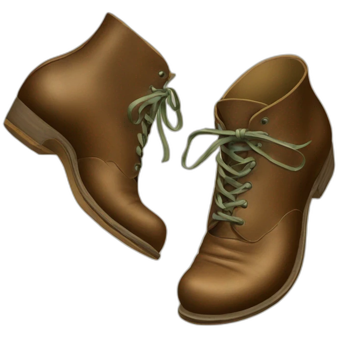 early 20th century shoe emoji
