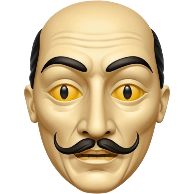 Money heist dali mask  emoji
