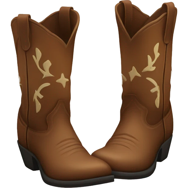 Cowboy boots emoji