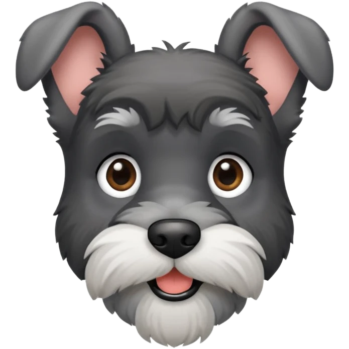 Schnauzer happy  emoji