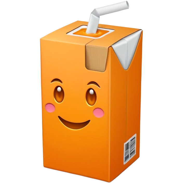 orange juice box emoji