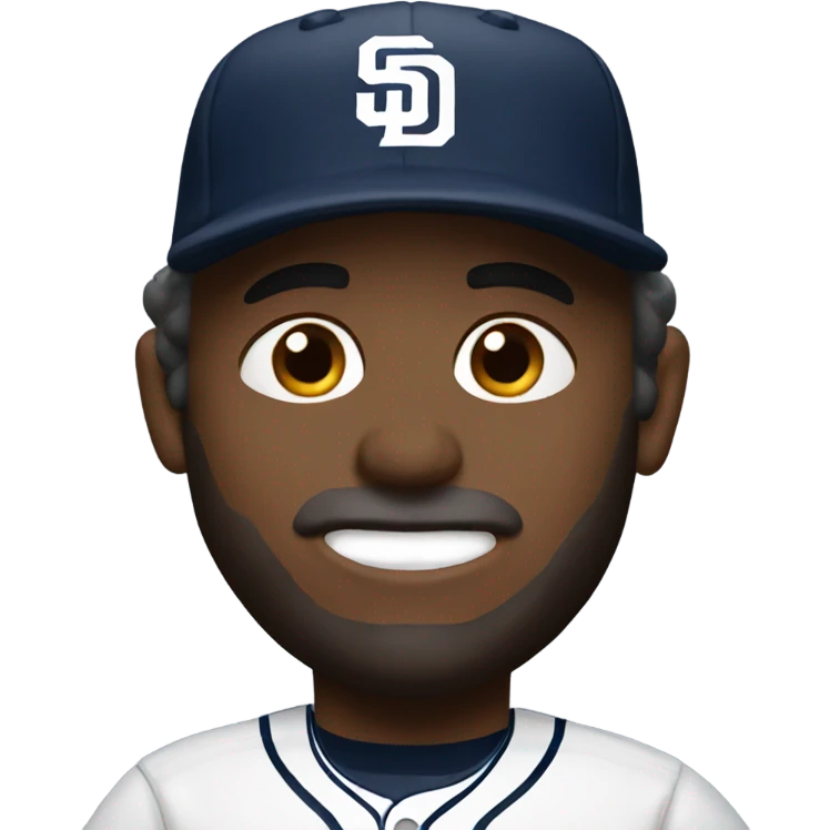 White San Diego Padres  emoji