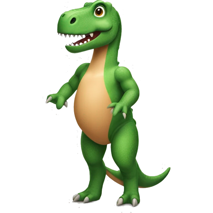 dinosaur wearing swim suit emoji