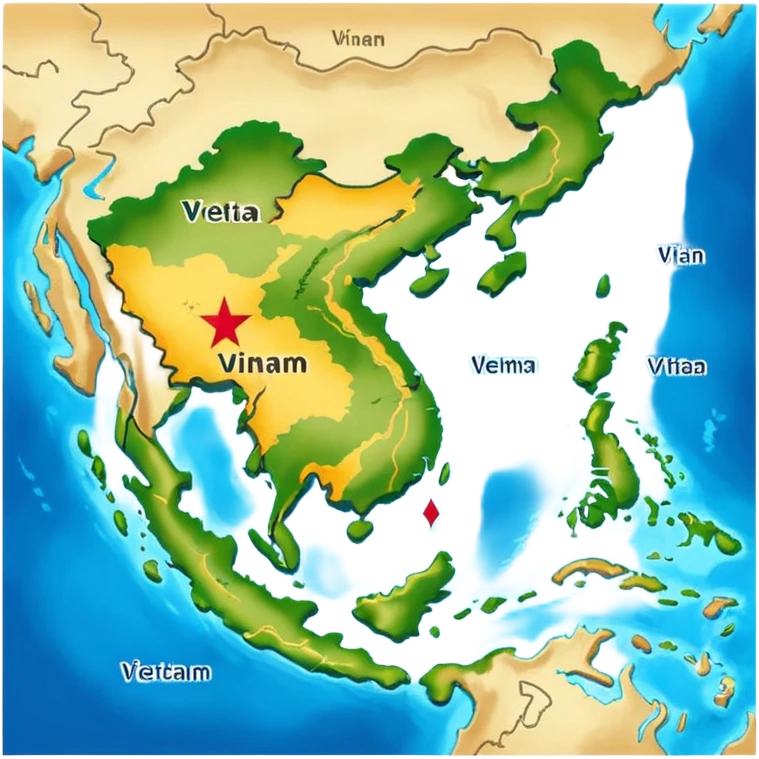 vietnam map emoji