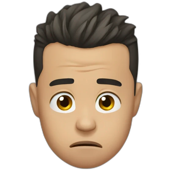 Ronaldo crying emoji