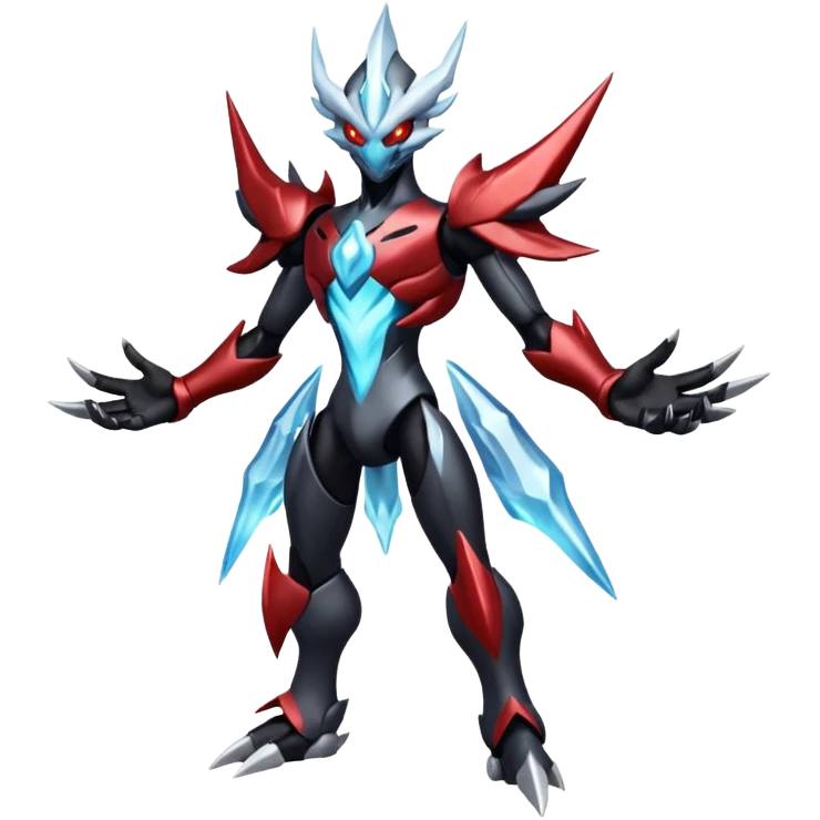 Scizor-Darkrai-Kyurem-fusion, full body emoji