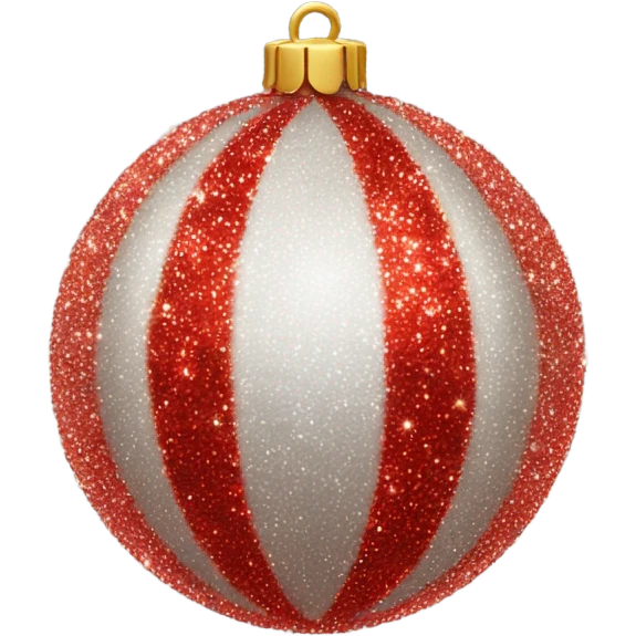 Red ornament sparkling emoji