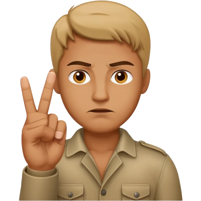 Male Middle finger emoji