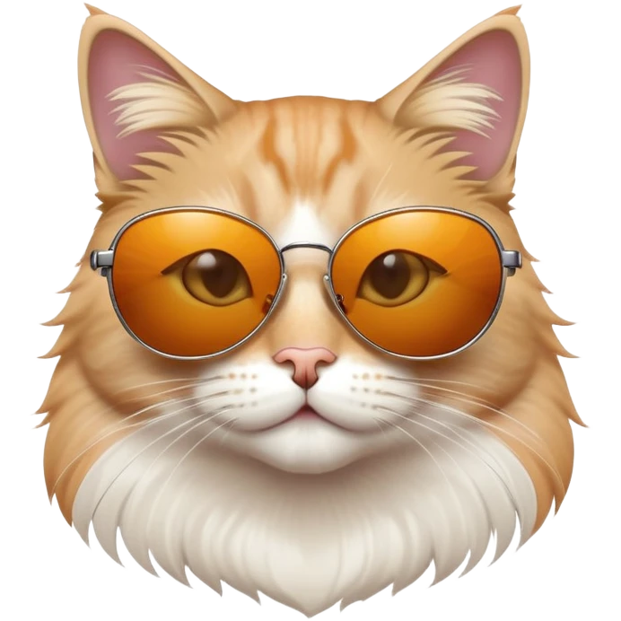 Cat wereing sunglasses  emoji
