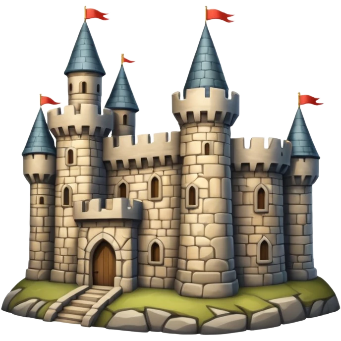 old castle emoji