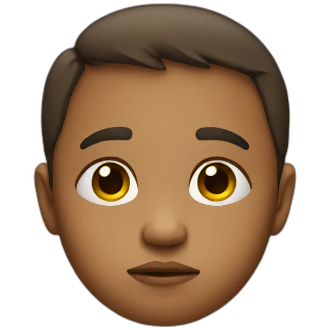 Sad toddler emoji