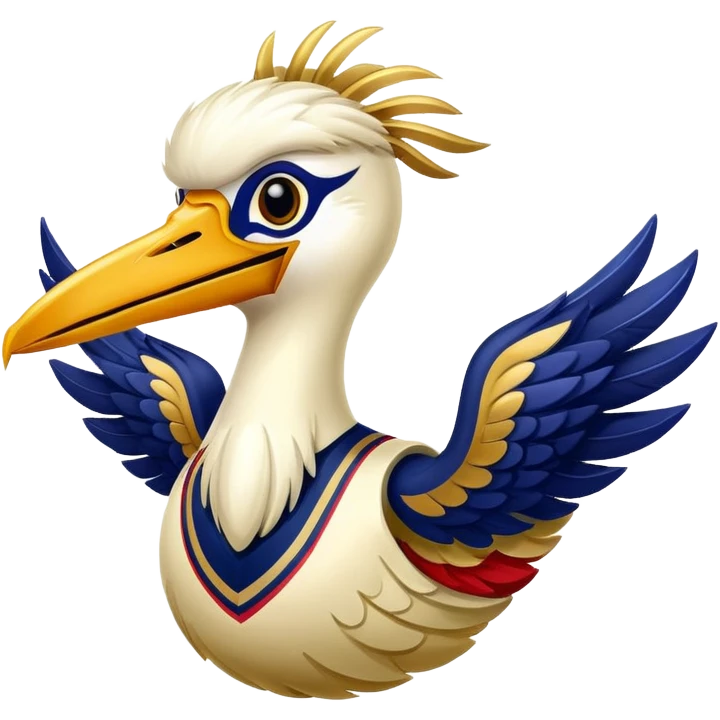 New Orleans Pelicans basketball mascot emoji