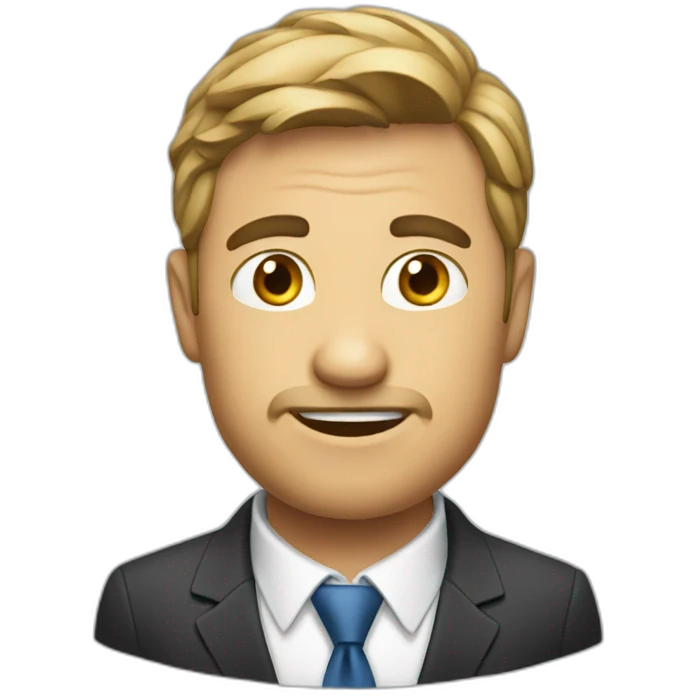man in suit working interview fail emoji